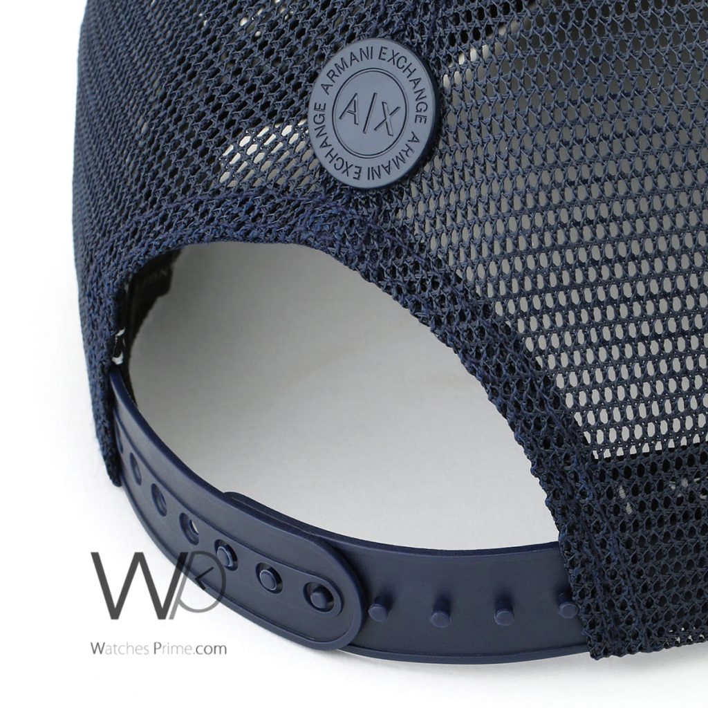 Armani Exchange baseball navy blue cap men | Watches Prime