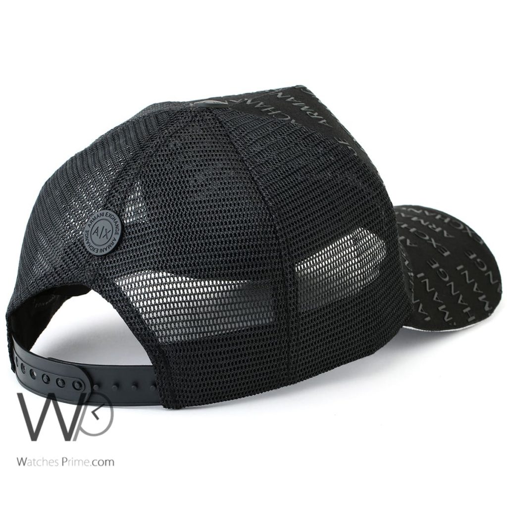 Armani Exchange black baseball cap men | Watches Prime