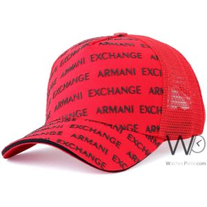 Baseball hat armani exchange red cap men