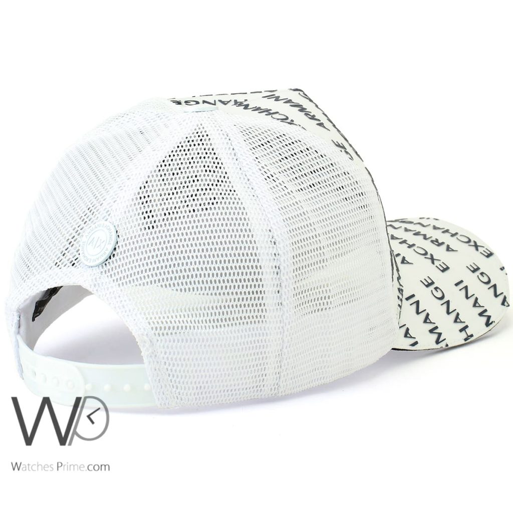 Armani Exchange white baseball cap men | Watches Prime
