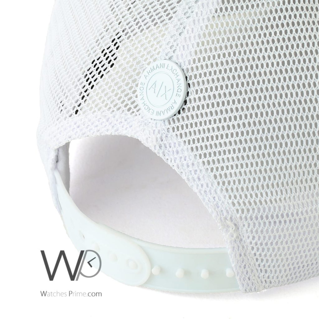 Armani Exchange white baseball cap men | Watches Prime
