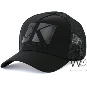 Baseball hat black calvin klein jeans ck cap men