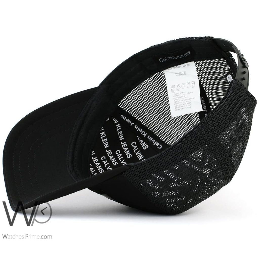 Calvin Klein CK black baseball cap men | Watches Prime