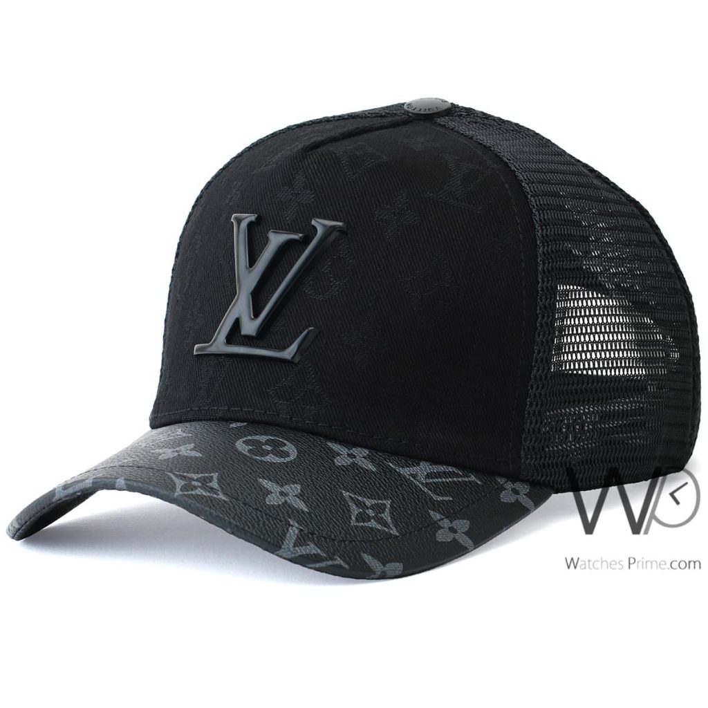 Louis Vuitton LV black baseball cap men | Watches Prime