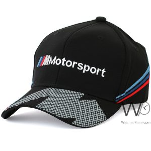 Baseball hat bmw m motorsport black cap men