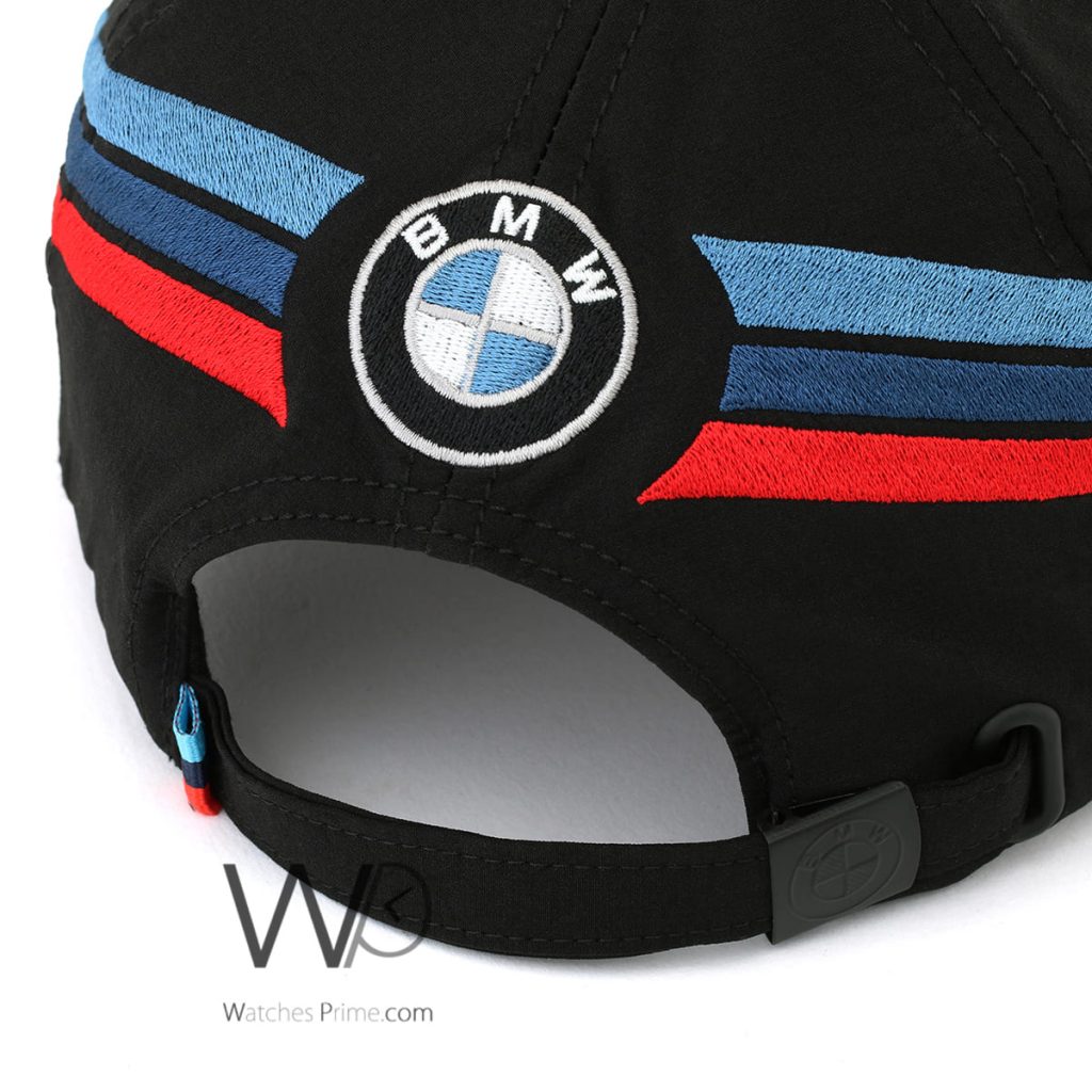 قبعة بي ام دبليو BMW ابيض اسود رجالي | واتشز برايم