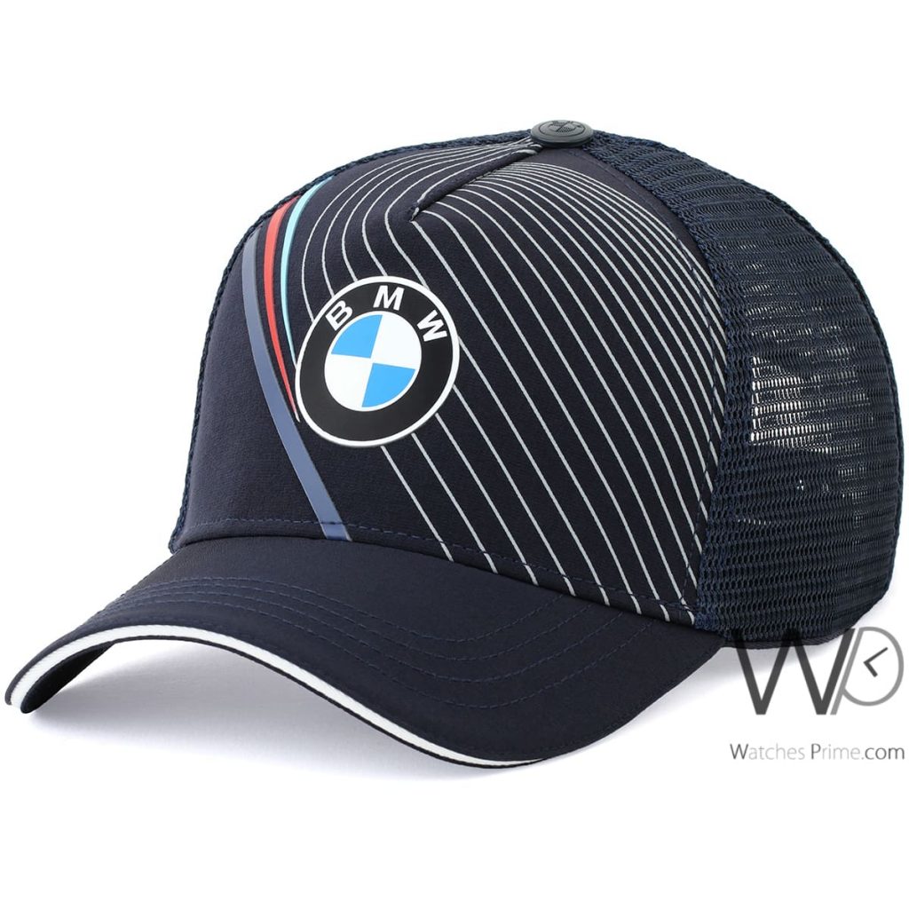 BMW M mesh navy blue baseball cap men | Watches Prime