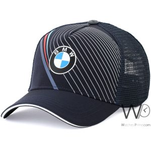 Baseball hat bmw m navy blue mesh cap men