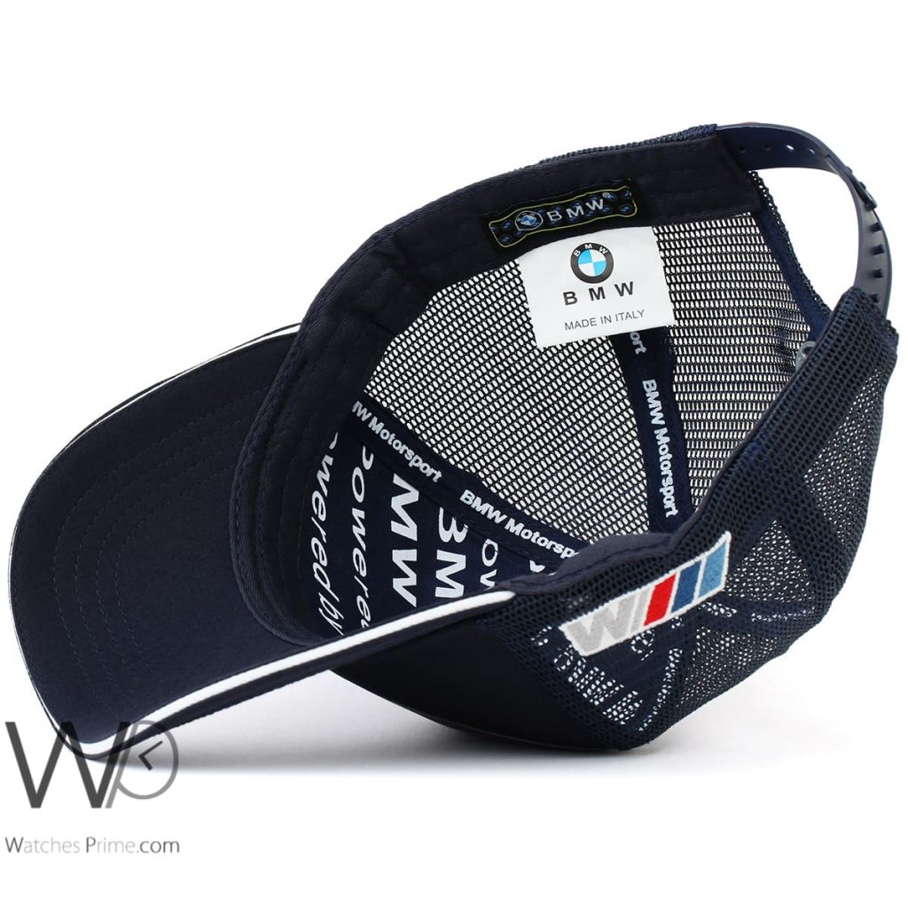 BMW M mesh navy blue baseball cap men | Watches Prime