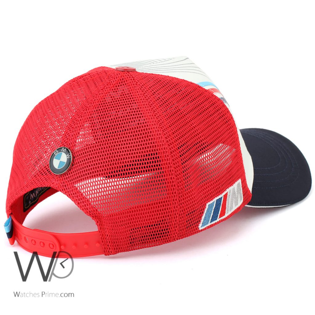BMW M red white navy blue baseball cap men | Watches Prime