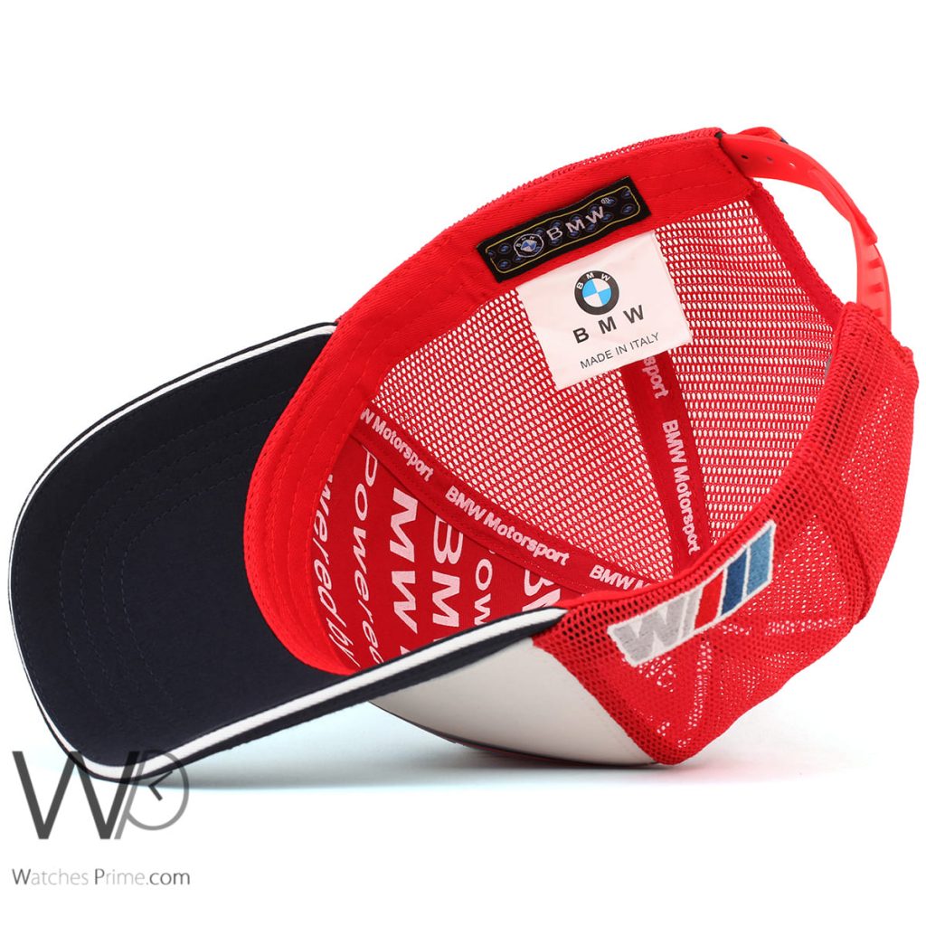 BMW M red white navy blue baseball cap men | Watches Prime