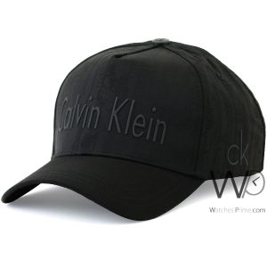 Baseball hat calvin klein black cap men