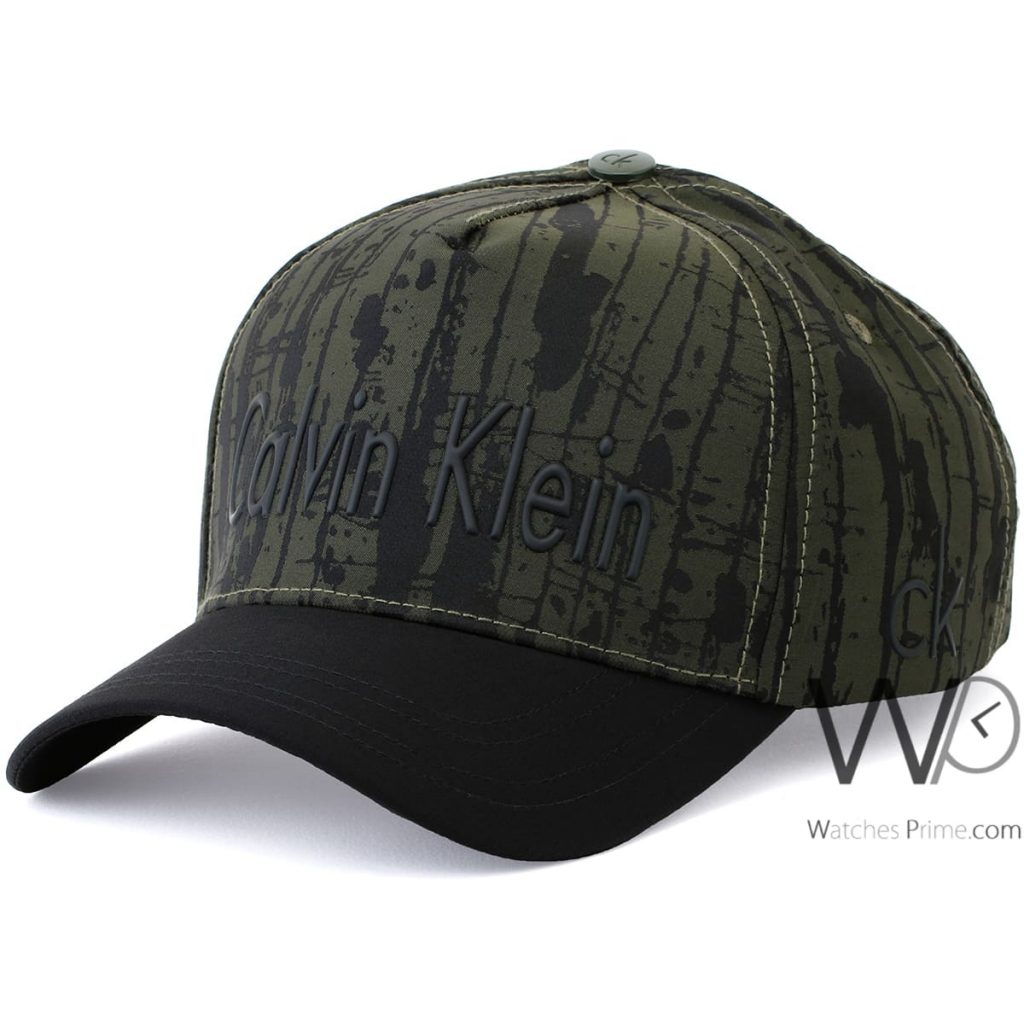 Calvin Klein CK green black baseball cap men | Watches Prime