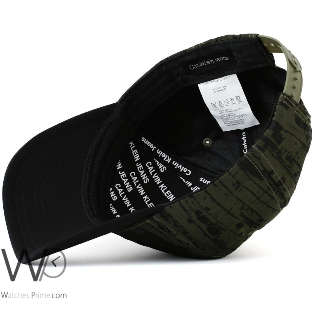 Calvin Klein CK green black baseball cap men | Watches Prime