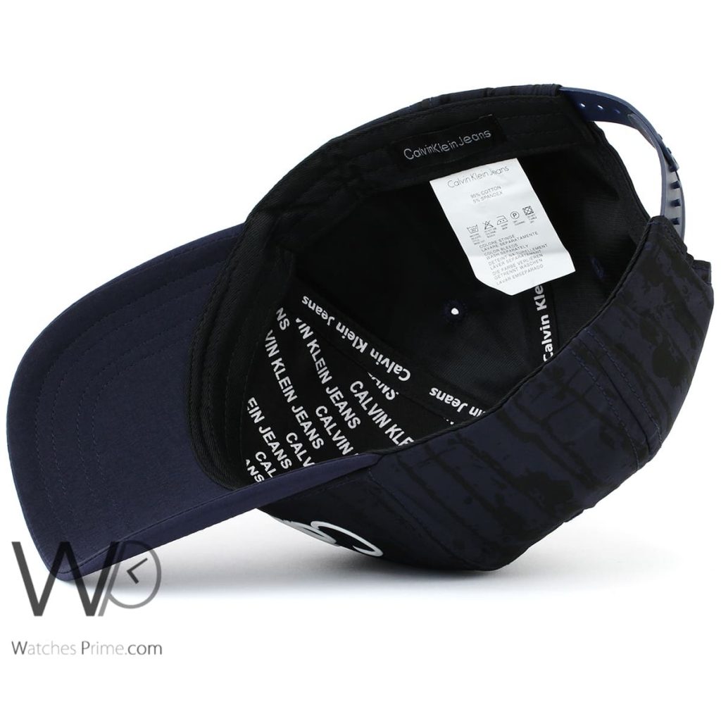 Calvin Klein CK navy blue baseball cap men | Watches Prime