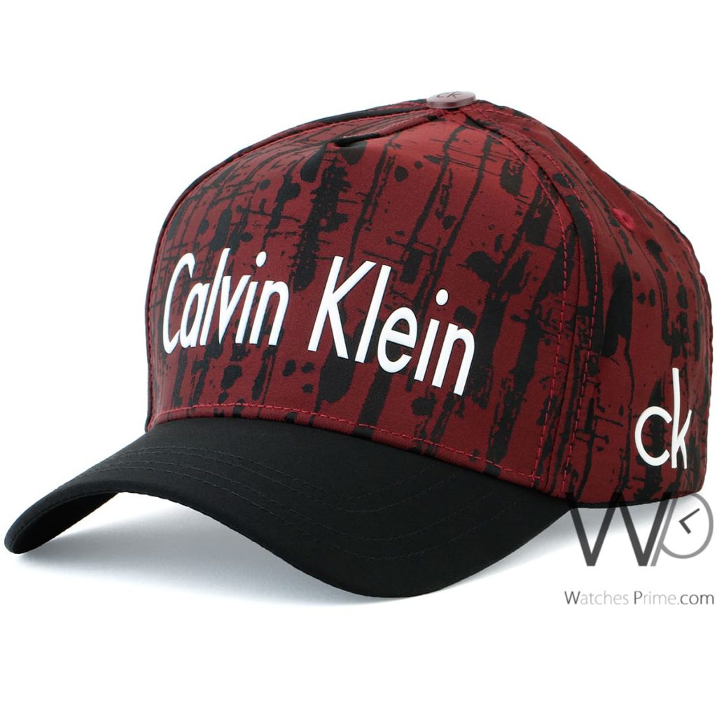 Calvin Klein CK red black baseball cap men | Watches Prime
