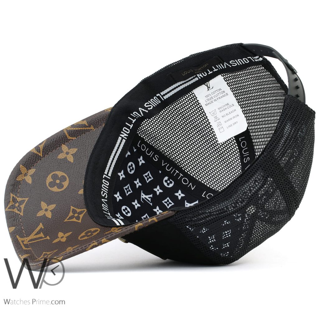 Louis Vuitton LV brown black baseball cap men | Watches Prime