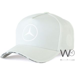 Baseball hat mercedes benz white cap men