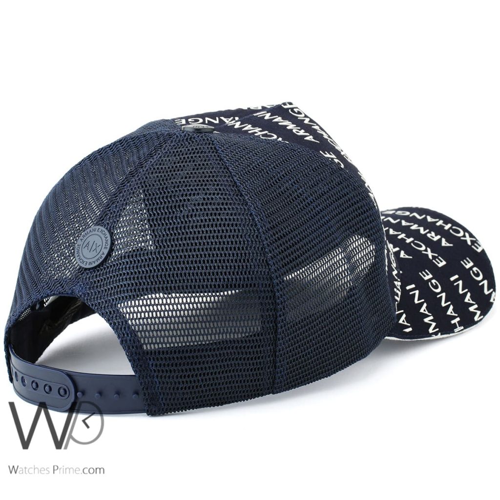 Armani Exchange navy blue baseball cap men | Watches Prime