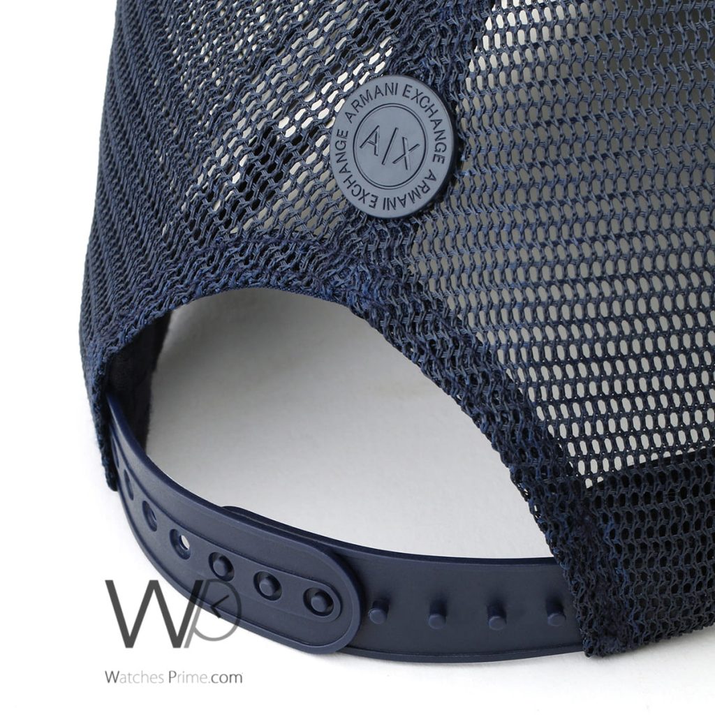 Armani Exchange navy blue baseball cap men | Watches Prime