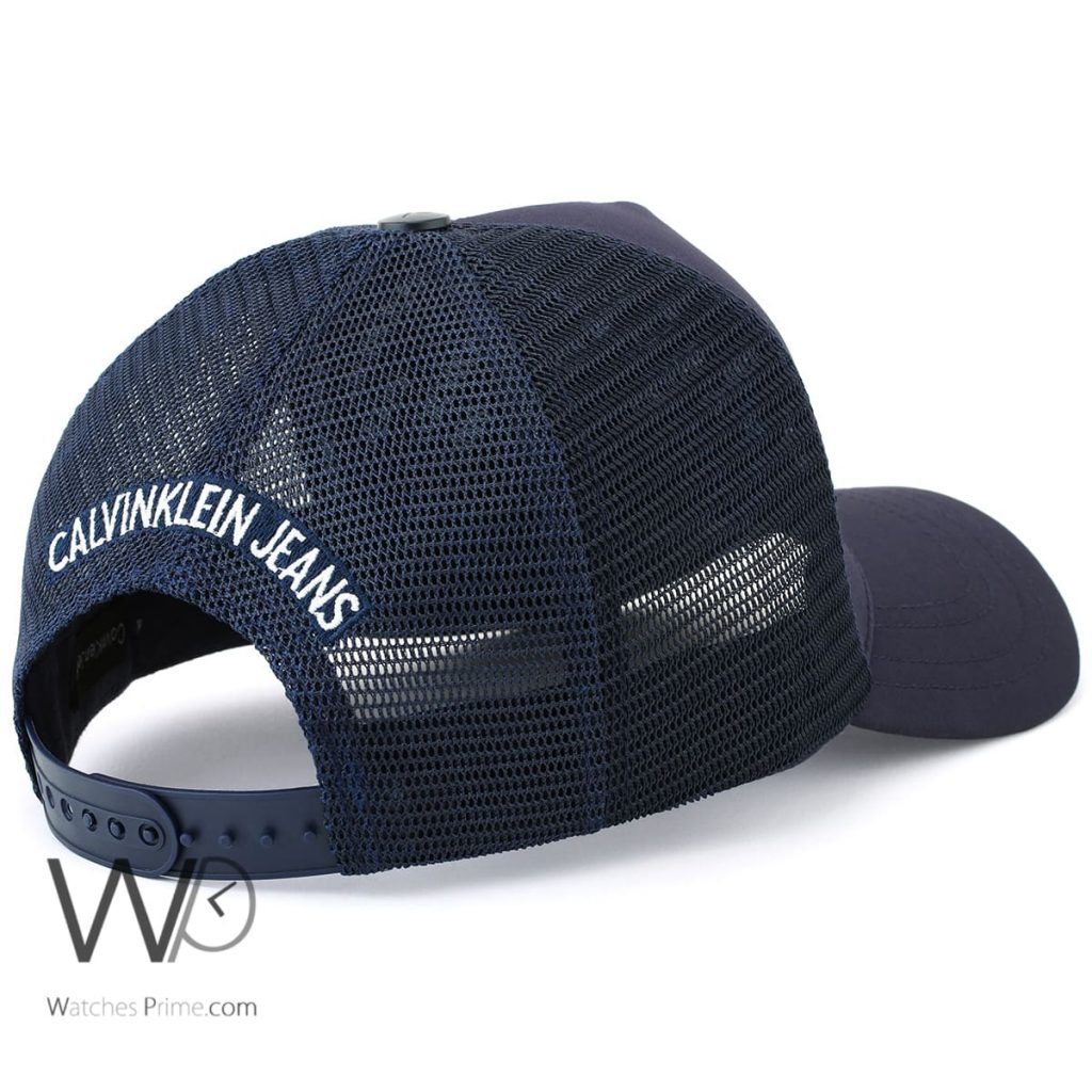 Calvin Klein CK baseball navy blue cap men | Watches Prime
