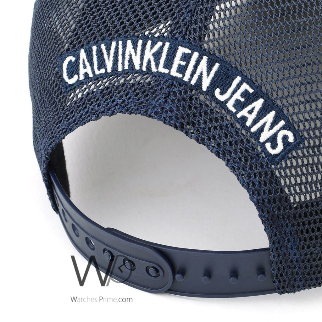 Calvin Klein CK baseball navy blue cap men | Watches Prime