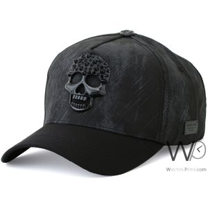 Baseball hat philipp plein pp skull black cap men