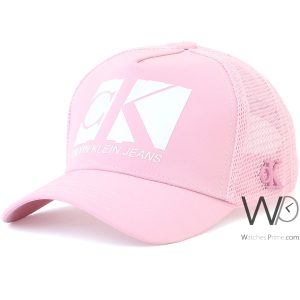 Baseball hat pink calvin klein jeans ck cap