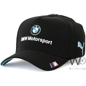 Baseball hat puma bmw m motorsport black cap men