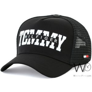 Baseball hat tommy hilfiger 1985 nyc black cap men