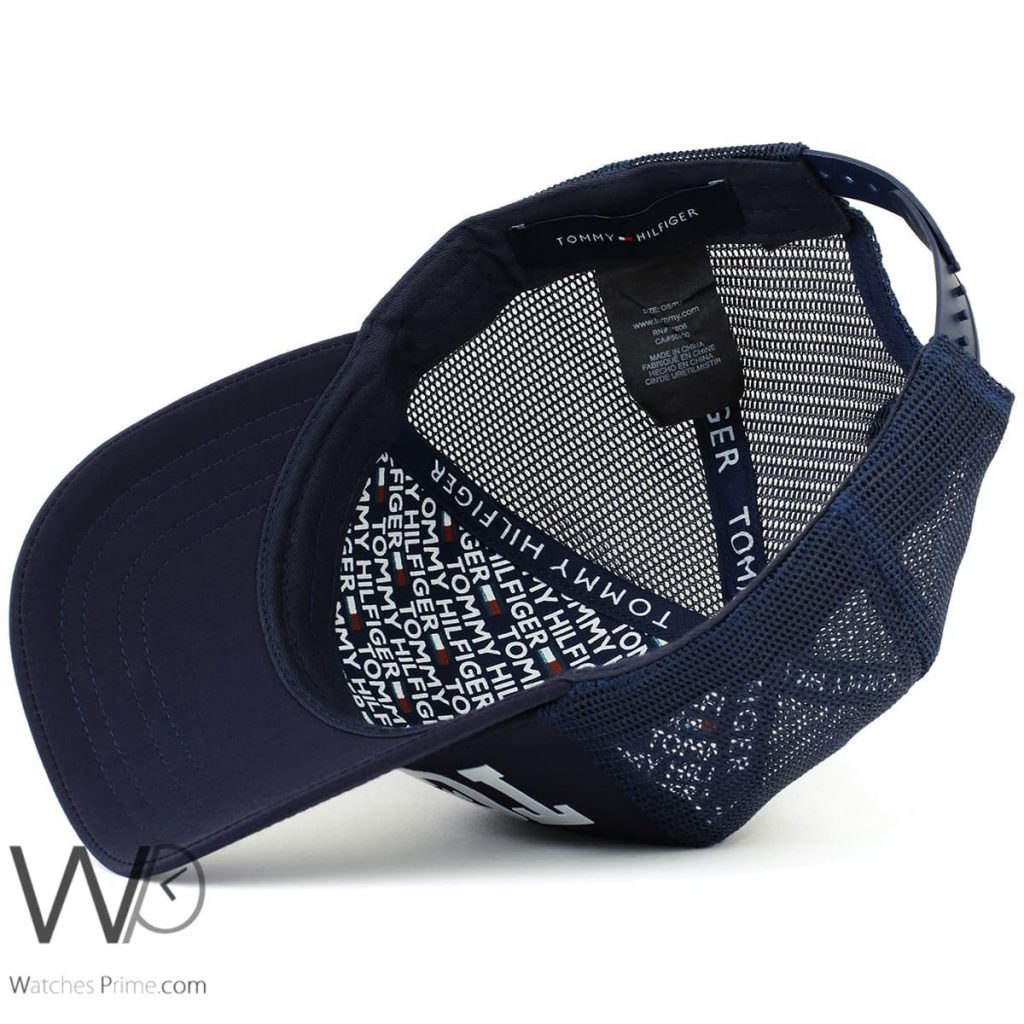 Tommy Hilfiger navy blue baseball cap men | Watches Prime