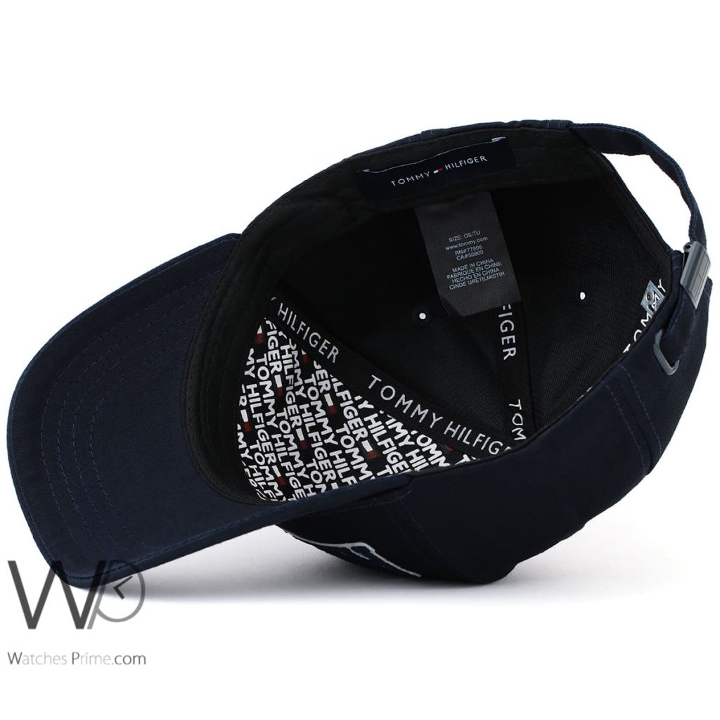 Tommy Hilfiger baseball navy blue cap men | Watches Prime