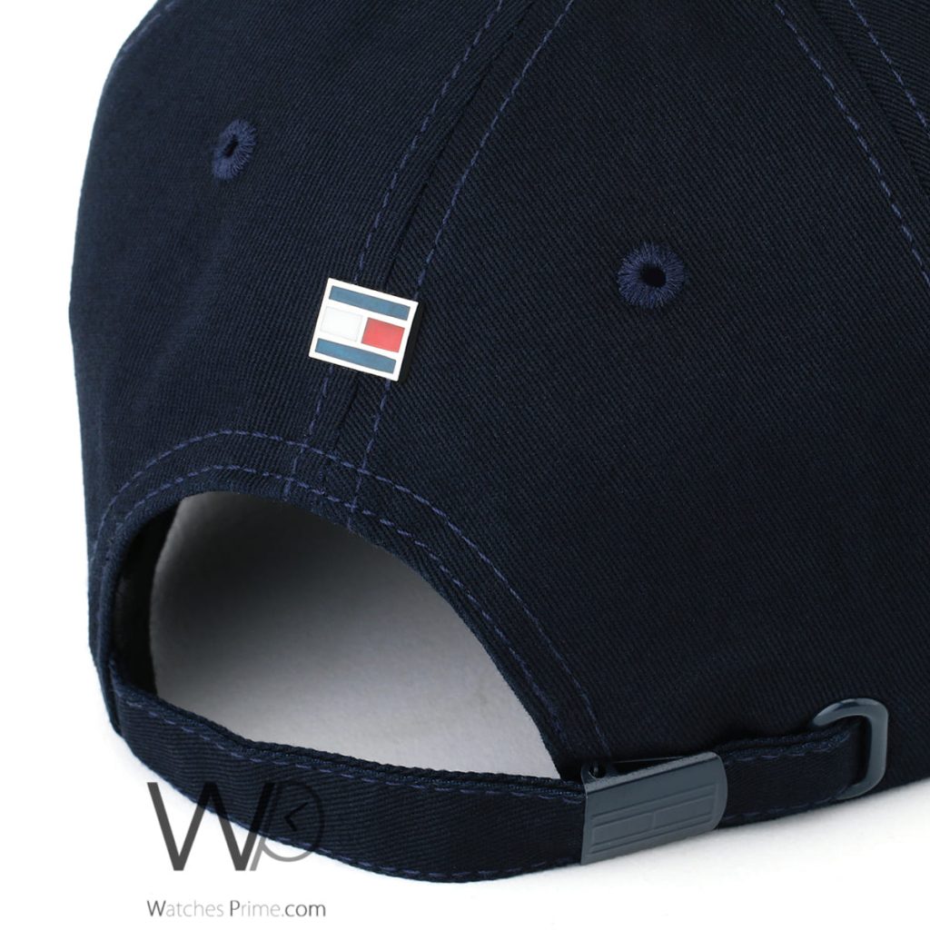 Tommy Hilfiger baseball navy blue red cap men | Watches Prime
