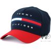 Tommy Hilfiger navy blue red baseball cap men | Watches Prime