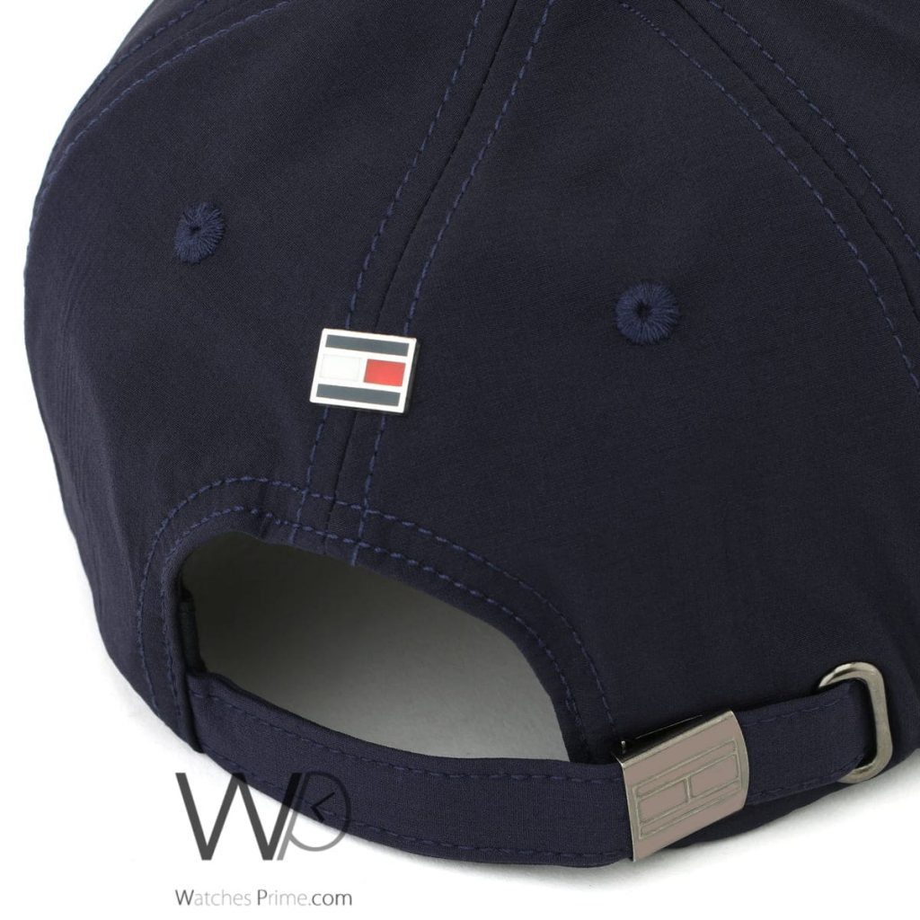 Tommy Hilfiger navy blue white baseball cap men | Watches Prime