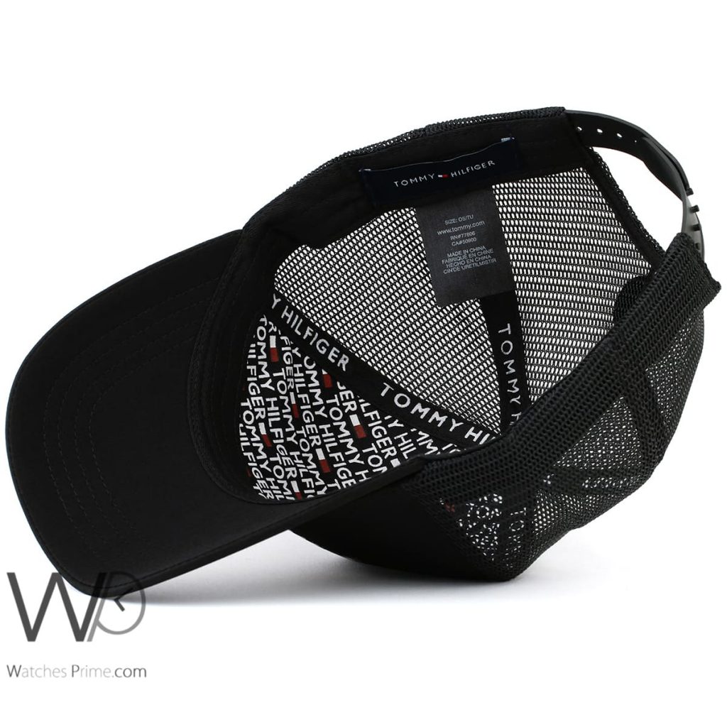 Tommy Hilfiger baseball cap for men black | Watches Prime