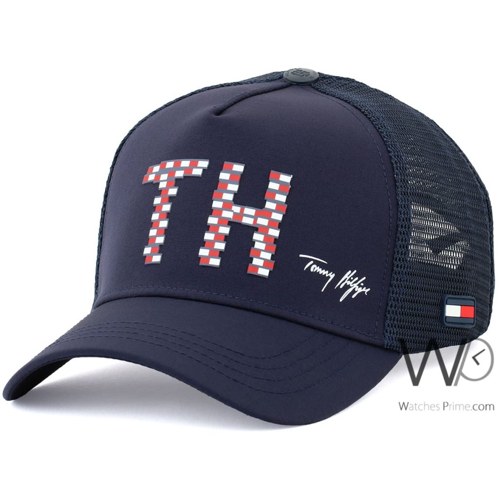 Tommy Hilfiger baseball cap men navy blue | Watches Prime