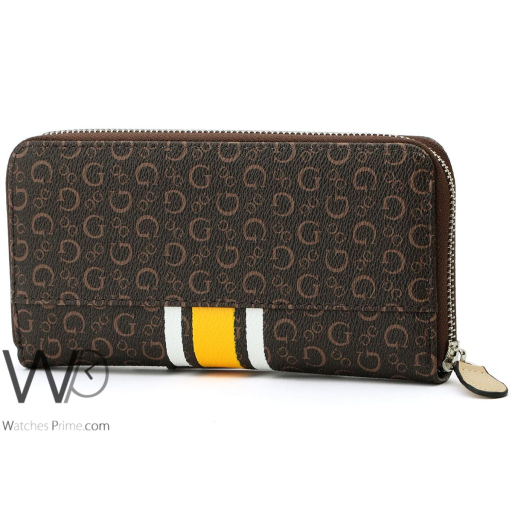 Guess brown wallet for women |Watches Prime