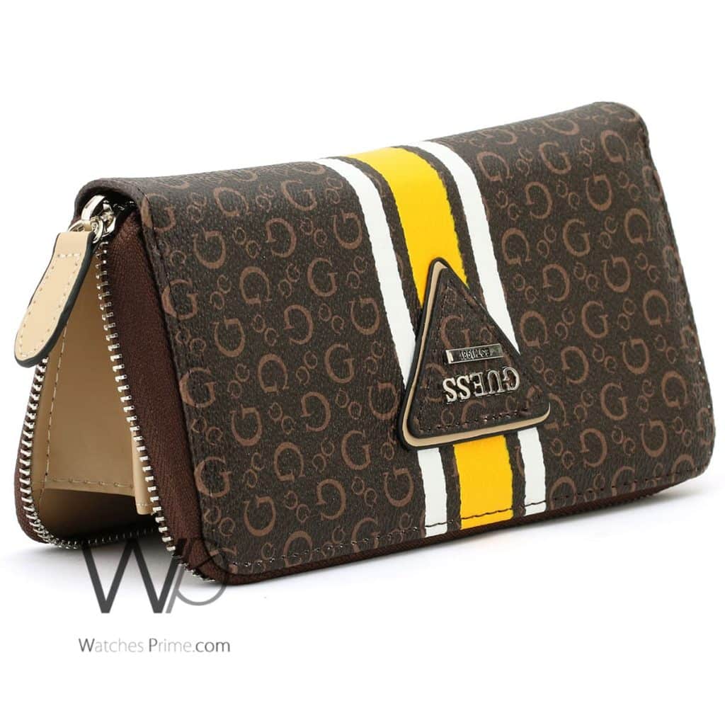 Guess brown wallet for women |Watches Prime