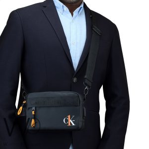 شنطة يد كالفن كلاين CK one اسود رجالي | واتشز برايم