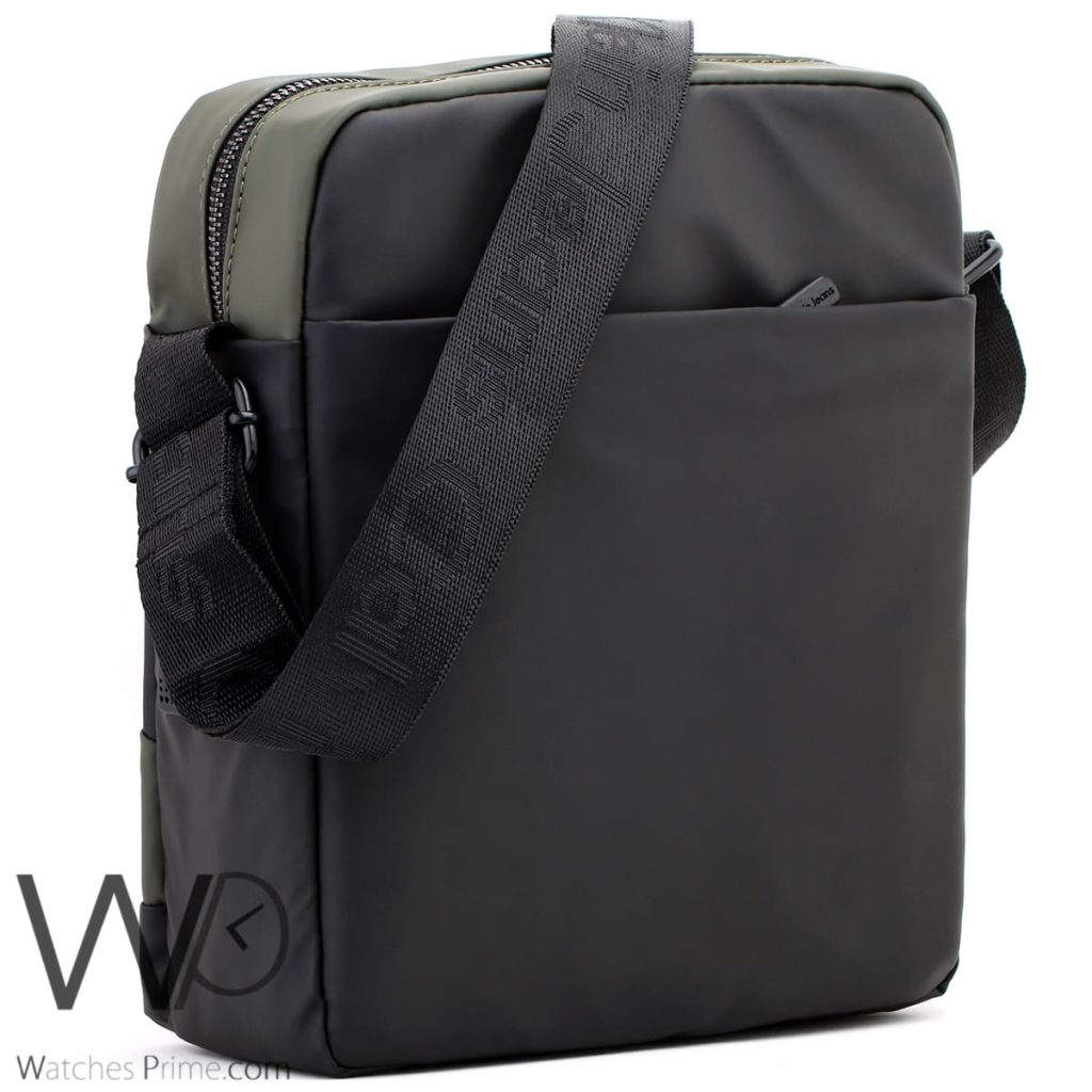 Calvin Klein Black and Green Messenger Bag | Watches Prime
