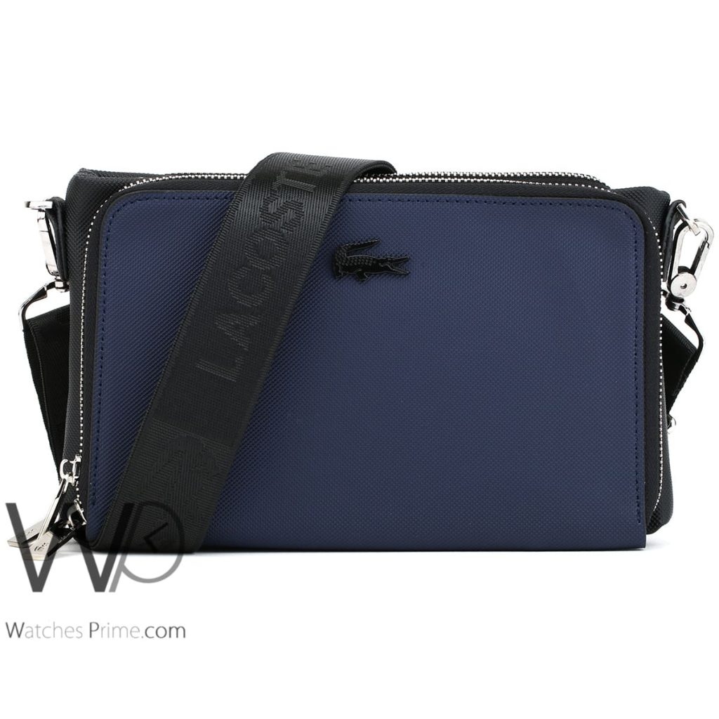 Lacoste blue Crossbody Handbag for men | Watches Prime