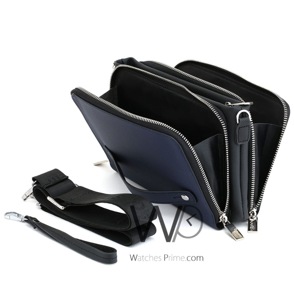 Lacoste blue Crossbody Handbag for men | Watches Prime