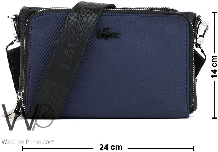 Lacoste blue Crossbody Handbag for men | Watches Prime