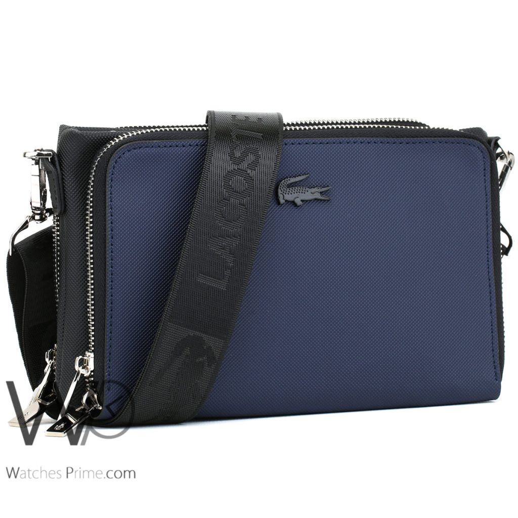 Lacoste blue Crossbody Handbag for men | Watches Prime