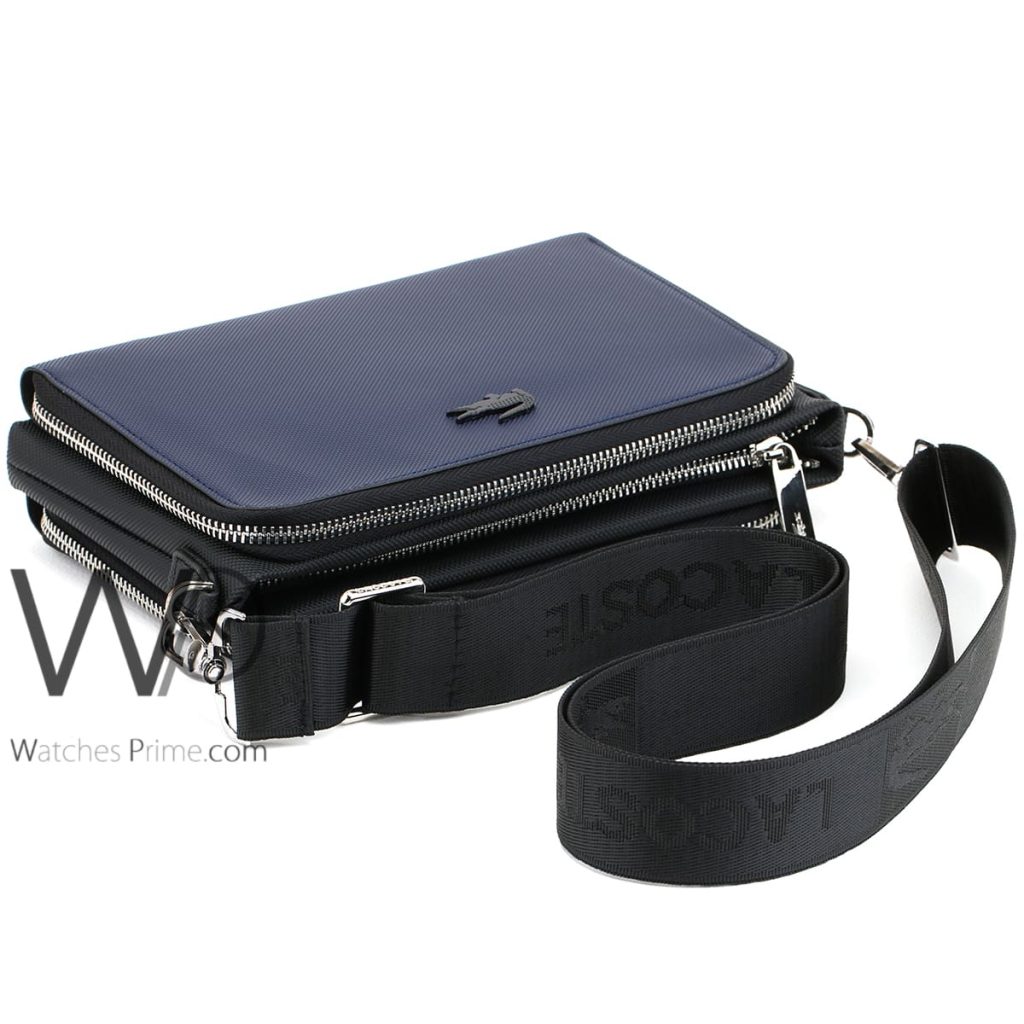 Lacoste blue Crossbody Handbag for men | Watches Prime