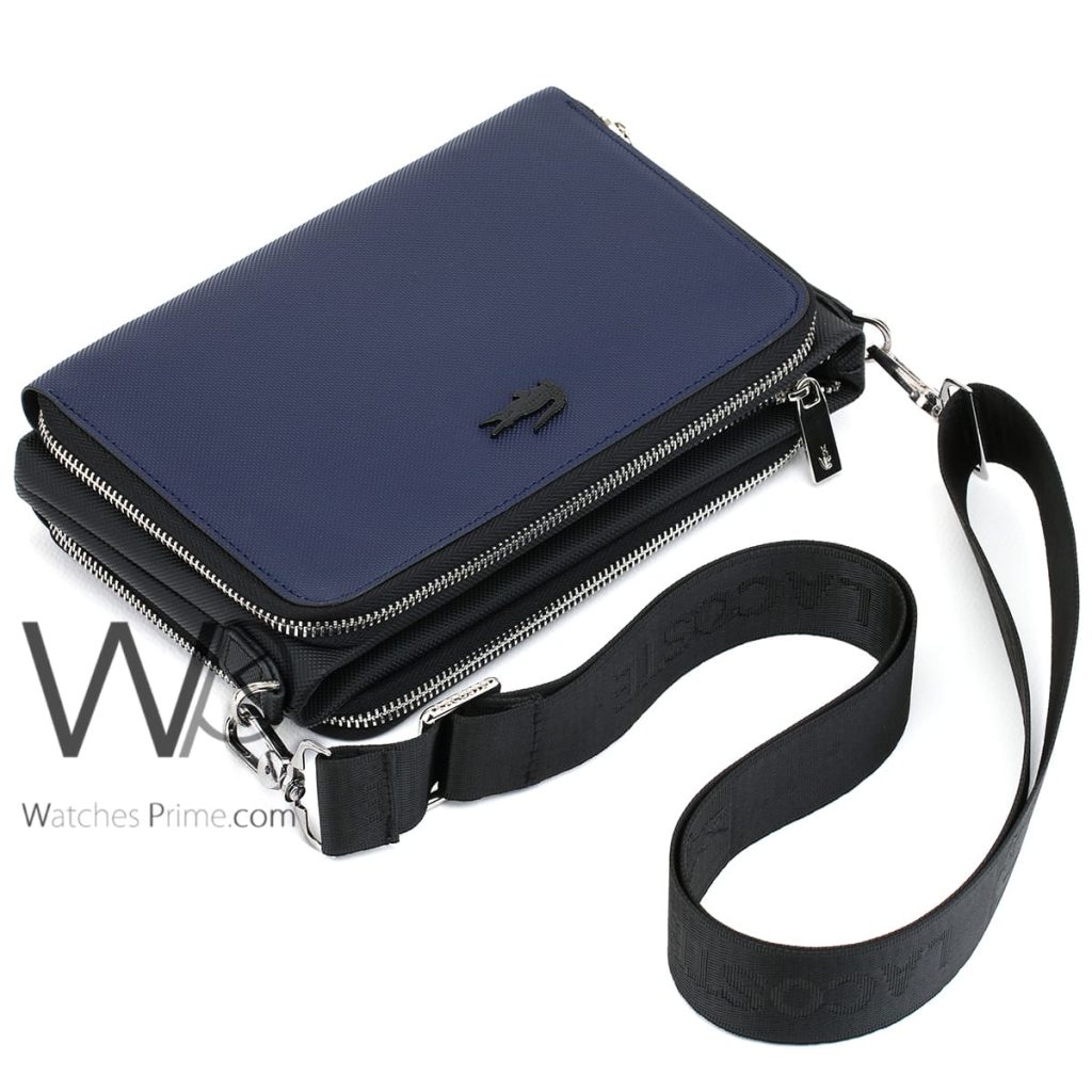 Lacoste blue Crossbody Handbag for men | Watches Prime