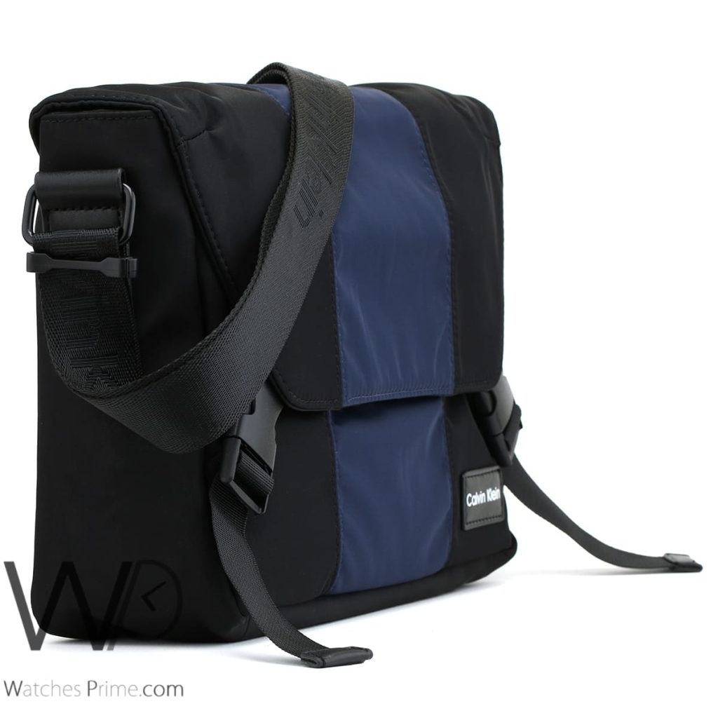 Calvin Klein CK black blue Messenger Bag | Watches Prime