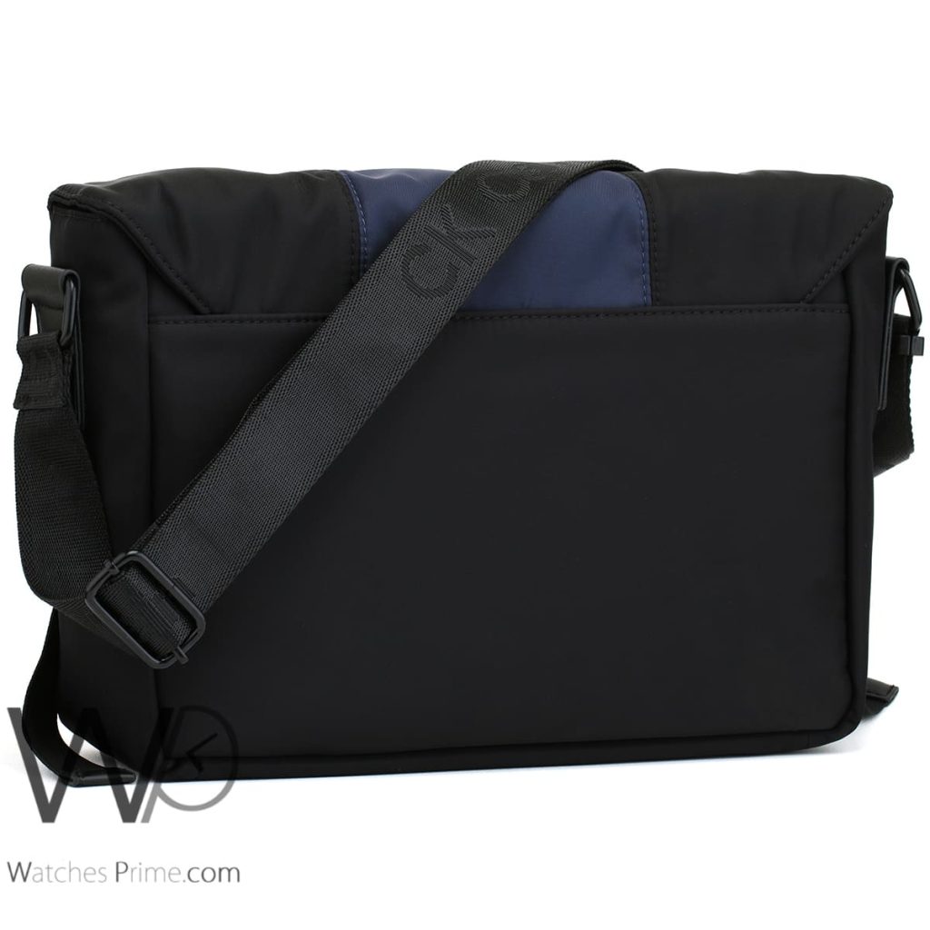 Calvin Klein CK black blue Messenger Bag | Watches Prime