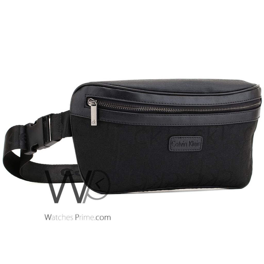 Calvin klein CK black pouch waist bag men | Watches Prime